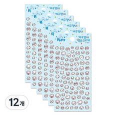 Petit 淘氣鬼臉 2彈 da5212, 混合顏色, 12個