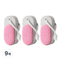 F3 陶瓷與浮石雙面磨腳石, 9個, 單品, 1入