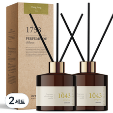 메르헨트 퍼퓸 드 디퓨저 200ml 2p + 리드스틱 10p 세트, 일랑일랑, 2세트