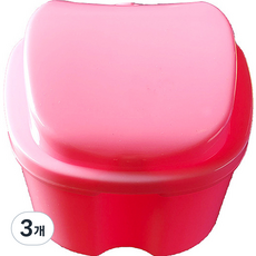 Darnina 假牙收納盒 粉紅色, 1入, 3個