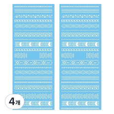 美妝POP 水轉印美甲貼紙 B, 22, 4個