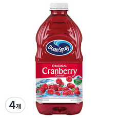 오션스프레이 크랜베리 클래식, 1.89L, 4개