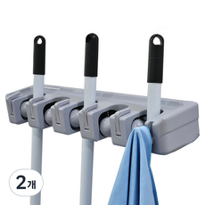 월드크린 5공 다용도 도구걸이, 그레이, 2개
