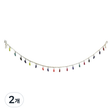 ABM KOREA 迷你娃娃收納掛架 2m, 2個, 混合顏色