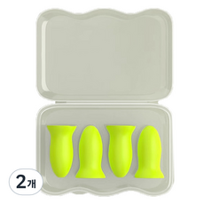 B2WIN 簡易耳塞 綠色, 4入, 2個