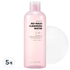 페리페라 핑크파잉 노워시 클렌징 워터, 300ml, 5개