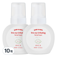 AVCA Baby&Kids孩童溫和潔顏慕斯, 300ml, 10瓶