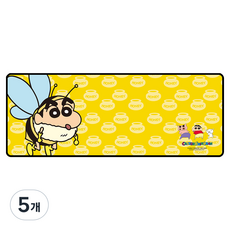 레토 짱구는 못말려 대형 마우스 장패드, 허니비, 5개