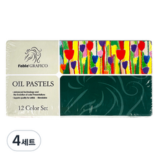 파블그라피코 오일파스텔 12종 세트, 12색, 4세트