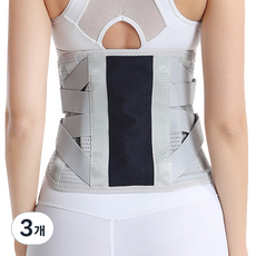 메디칼코어 이중 고정 탄력 허리보호대 WB-116, 3개