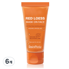 ReinPlatz 黃土可撕式保濕面膜, 1入, 6個