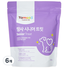 탐사 강아지 뉴트리션 트릿 영양제, 300g, 시니어, 6개