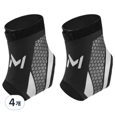 130BPM 운동 Y형 압박 발목 보호대 2p, 그레이, 4개