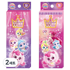 公主 奇妙萌可 第6季 鉛筆 2款組合 6支 B, 混合顏色, 2套