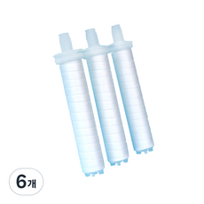 GT Bath Plus蓮蓬頭專用濾芯, 6個, 單色