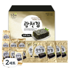 늘품애 광천전장김 25g x 5p + 도시락김 4g x 8p, 2세트