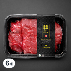 수원축산농협 한우 1등급 산적용 (냉장), 300g, 6개