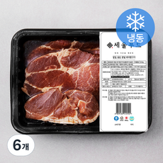 세울푸드 칼집넣은 양념 돼지왕구이 (냉동), 350g, 6개