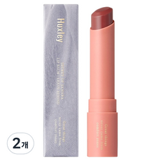 헉슬리 리브 비하인드 립밤, 06 테라코타 브릭, 3g, 2개