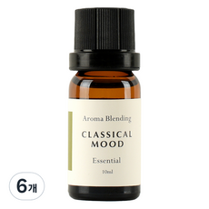 소소코 아로마블랜딩 에센셜오일 클래시컬 무드, 6개, 10ml