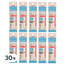 Uni 三菱 JETSTREAM Light Touch 輕觸感墨水多功能筆芯 SXR-L80-05 0.5mm, 紅色, 30個