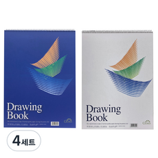 Wonjin Art Plus 素描本 200g x 2入 隨機出貨, 5開, 18張, 4套