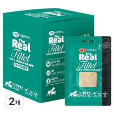 하림펫푸드 반려동물 더리얼 필렛 간식 10p, 닭가슴살, 300g, 2개