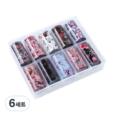골드루쓰 플라워 네일호일 10종 세트, 오리엔탈 10종, 6세트