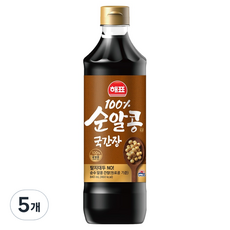 해표 순알콩 국간장, 5개, 840ml