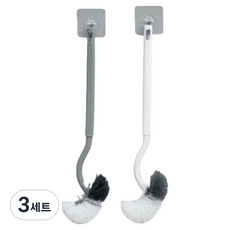 浴室廁所馬桶清潔刷 2入, 混合顏色, 3套