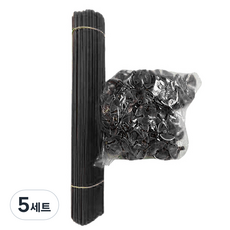 Maket Gamseong 多色氣球支架 100p + 氣球棒 100p 套組, 黑色, 5套