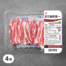 도드람한돈 등심덧살 구이용 1등급 (냉장), 500g, 4개