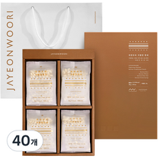 JAYEONWOORI 加平松子韓菓禮盒+購物袋, 28g, 40個