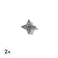 Jooang Objet Vivia 美甲飾品 04 G0337, 混合色, 2個