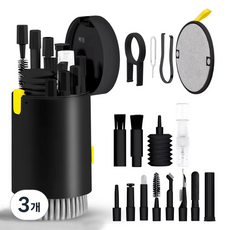 Market Plan 20合1多用途裝置清潔套組, 黑色, 3個