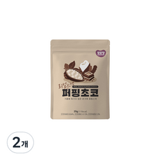 또또맘 유아용 리얼 퍼핑 스낵, 초코, 2개, 25g