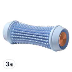 JK 腳底 小腿 足部滾輪, 3個, 圓筒型 藍色 Q彈放鬆