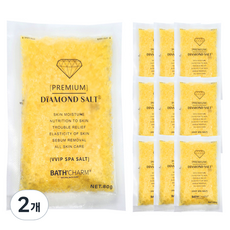 BATH'CHARM 鑽石鹽茉莉花沐浴劑, 2個, 800g