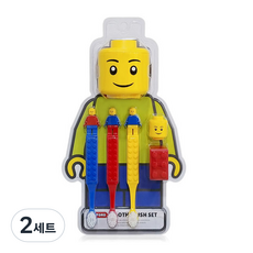 옥스포드 피규어 칫솔 3종 + 칫솔걸이 + 캡 + 컵 세트, 2세트