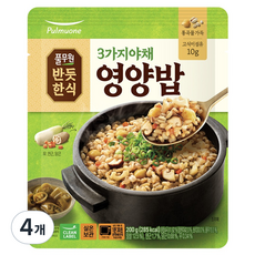 Bandeuthansik 圃美多 3種蔬菜營養飯, 200g, 4個