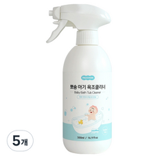 뽀숑 아기 욕조 클리너, 500ml, 5개
