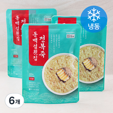 캐비아 동백섬횟집 전복죽 (냉동), 300g, 6개
