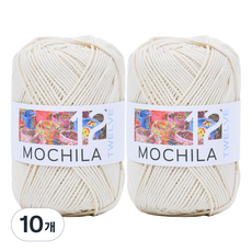 모칠라12 뜨개실, 10개, 18크림