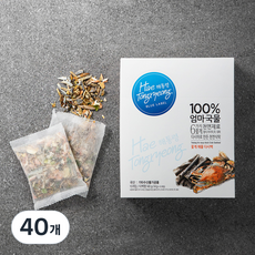 해통령 100% 엄마국물 꽃게 해물 다시백, 14g, 10개입, 4개