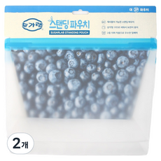 SUGARLAB 可重複使用的直立袋夾鏈袋, 2個