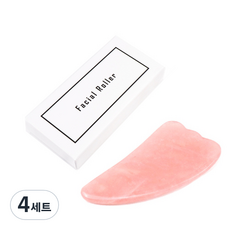 에이치콥 로즈쿼츠 괄사 마사지기 오리발 + 케이스 세트, 4세트