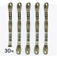 브랜드얀 DMC 자수실 25번사, 3032번, 30개