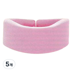 피어니스트 경추 보호대 목쿠션 핑크, 5개