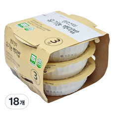 영호진미 유기농 백미밥, 210g, 18개