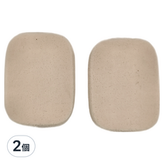 ECOMONO 100%天然橡膠粉撲(52 x 38mm)KQ-3172, 柔軟親膚，均勻服貼，打造自然無瑕妝感, 2個